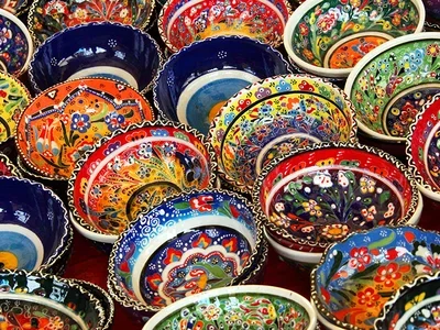 Photo of colourfull bowls